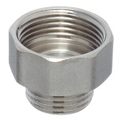 Переходник 3/4 ВР(г) х 1/2 НР(ш) латунный - фото 3