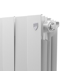 Радиатор биметаллический Royal Thermo Piano Forte 500 мм 8 секций 1" боковое подключение белый - фото 3