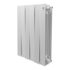Изображение товара Радиатор биметаллический Royal Thermo Piano Forte 500 мм 6 секций 1" боковое подключение белый