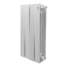 Радиатор биметаллический Royal Thermo Piano Forte 500 мм 4 секции 1" боковое подключение белый