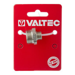 Ниппель переходной Valtec 1/2 НР(ш) х 1/4 НР(ш) латунный (VTr.580.N.0402) - фото 3
