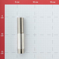Сгон Valtec 1/2 НР(ш) х 100 мм латунный (VTr.653.N.0410) - фото 2