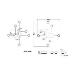 Люстра потолочная Arte Lamp Legacy GX53 72 Вт 12 кв.м (A8024PL-6BK) - фото 2