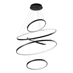 Люстра светодиодная подвесная Arte Lamp Arcane 137 Вт 4000К 18,3 кв.м (A2974SP-137BK) - фото 1