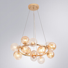 Люстра подвесная Arte Lamp Etereo G9 600 Вт 30 кв.м (A5261LM-15GO) - фото 3