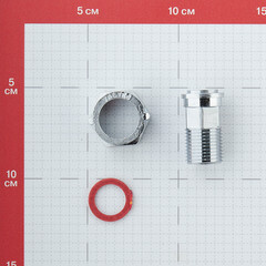 Полусгон Valtec 1/2 НР(ш) с накидной гайкой и обратным клапаном латунный (VTr.612.N.0004) - фото 4