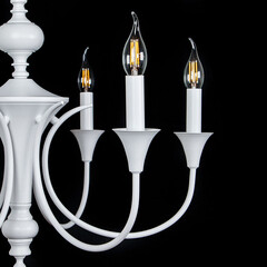 Люстра подвесная Arte Lamp Collinetta E14 240 Вт 8 кв.м (A4094LM-6WH) - фото 5