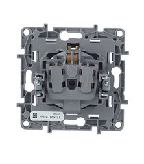 Розетка Legrand Etika встраиваемая антрацит со шторками (672622) - фото 2