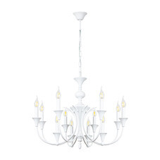 Люстра подвесная Arte Lamp Collinetta E14 480 Вт 8 кв.м (A4094LM-12WH)