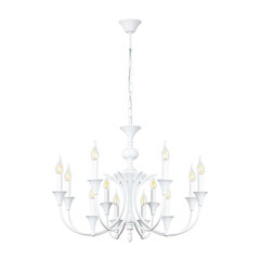 Люстра подвесная Arte Lamp Collinetta E14 480 Вт 8 кв.м (A4094LM-12WH) - фото 1