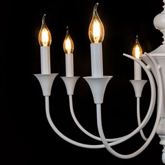 Люстра подвесная Arte Lamp Collinetta E14 320 Вт 8 кв.м (A4094LM-8WH) - фото 4