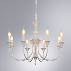 Люстра подвесная Arte Lamp Collinetta E14 320 Вт 8 кв.м (A4094LM-8WH) - фото 3