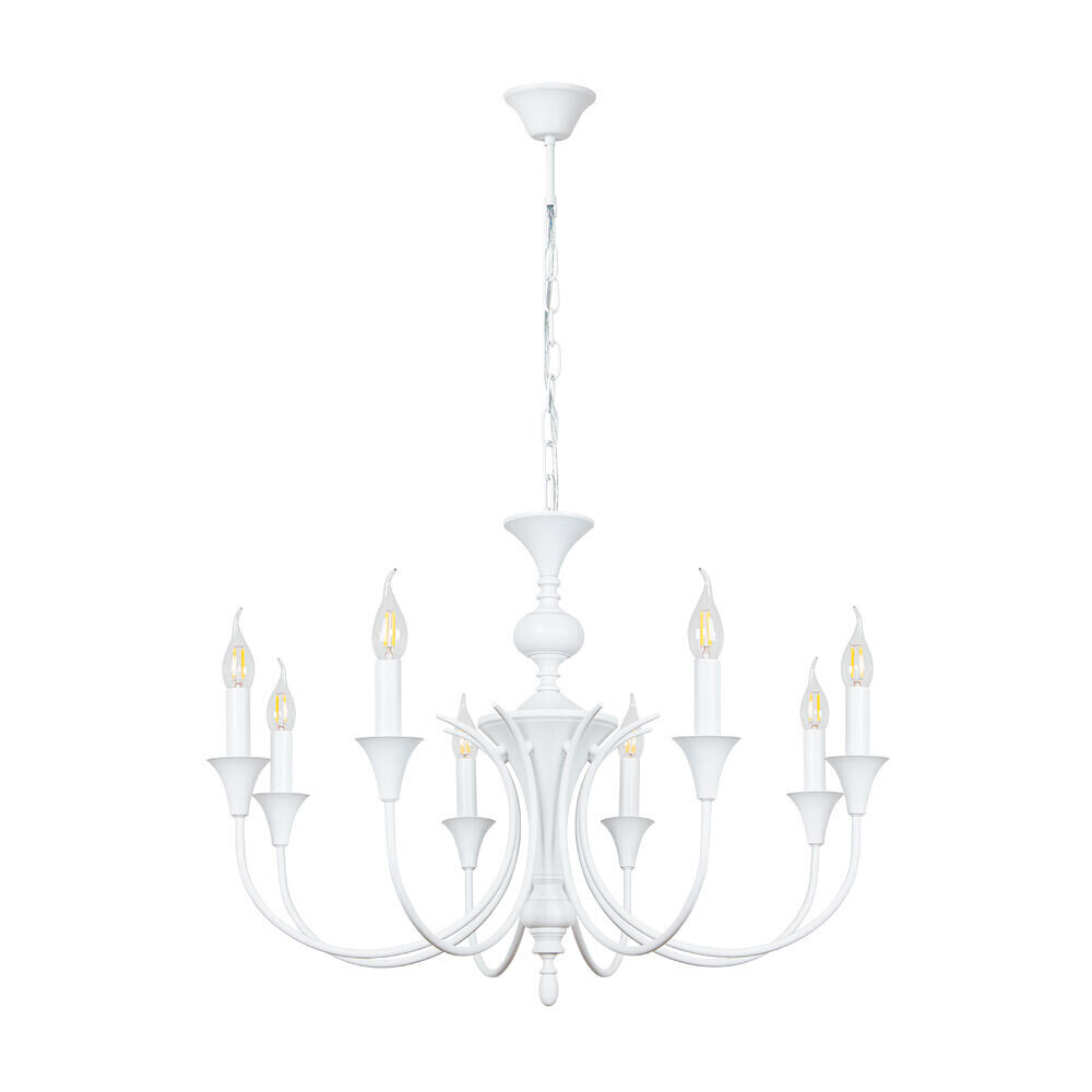 Люстра подвесная Arte Lamp Collinetta E14 320 Вт 8 кв.м (A4094LM-8WH)