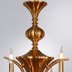 Люстра подвесная Arte Lamp Collinetta E14 480 Вт 8 кв.м (A4094LM-12PB) - фото 5