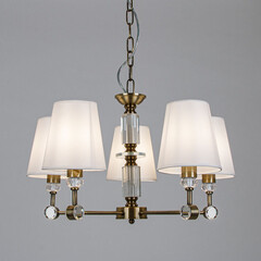 Люстра подвесная Arte Lamp Brocca E14 200 Вт 8 кв.м (A4093LM-5AB) - фото 4