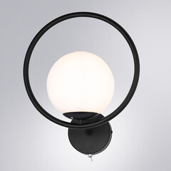 Бра Arte Lamp Matisse E14 40 Вт 220 В черное IP20 (A7741AP-1BK) - фото 3