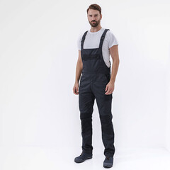 Полукомбинезон рабочий Delta Plus Mach 1 52-54 рост 180-188 см темно-серый - фото 11