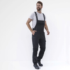 Полукомбинезон рабочий Delta Plus Mach 1 52-54 рост 180-188 см темно-серый - фото 10