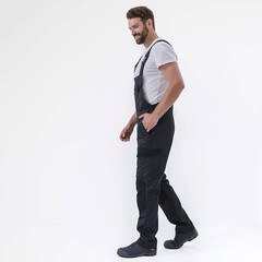 Полукомбинезон рабочий Delta Plus Mach 1 52-54 рост 180-188 см темно-серый - фото 9