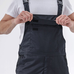 Полукомбинезон рабочий Delta Plus Mach 1 52-54 рост 180-188 см темно-серый - фото 4