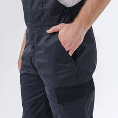 Полукомбинезон рабочий Delta Plus Mach 1 52-54 рост 180-188 см темно-серый - фото 3