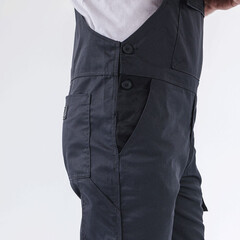 Полукомбинезон рабочий Delta Plus Mach 1 52-54 рост 180-188 см темно-серый - фото 2