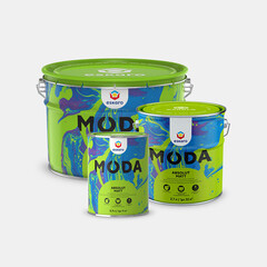 Краска моющаяся Eskaro Moda Absolut Matt база А белая 0,9 л - фото 2