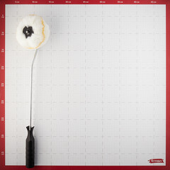 Валик полиамид 50 мм d50 мм ворс 12 мм для водной и алкидной основы с ручкой Hesler - фото 2