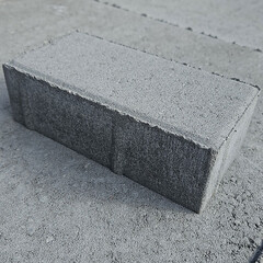 Плитка тротуарная Б.2.П.6 Брусчатка кирпичик 100х200х60 мм серая