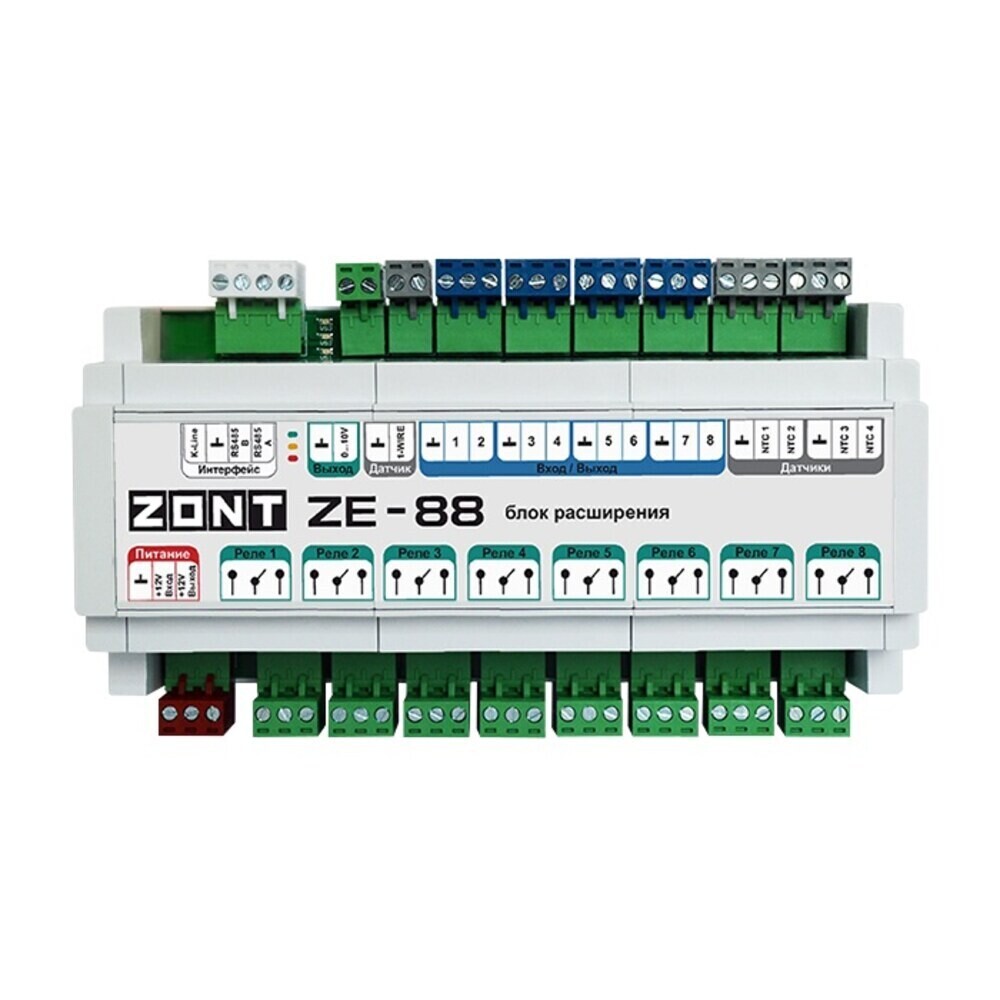 Изображение товара Блок расширения Zont ZE-88 791- для контроллера отопления