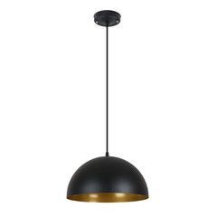 Светильник подвесной Arte Lamp Carmel E27 40 Вт 1 кв.м черный IP20 (A7077SP-1BK) - фото 1