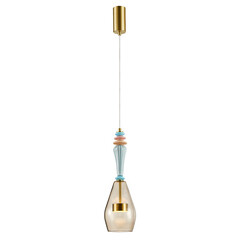 Светильник светодиодный подвесной Arte Lamp Coral 3000К 8 Вт 3 кв.м латунь IP20 (A2405SP-9BR)