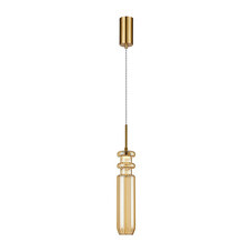 Светильник светодиодный подвесной Arte Lamp Crystal 3000К 8 Вт 3 кв.м латунь IP20 (A2942SP-1PB)