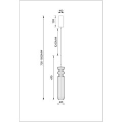 Светильник светодиодный подвесной Arte Lamp Crystal 3000К 8 Вт 3 кв.м латунь IP20 (A2942SP-1CC) - фото 2