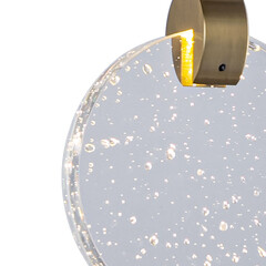 Светильник светодиодный подвесной Arte Lamp Planet 3000К 4 Вт 1 кв.м латунь IP20 (A1801SP-3PB) - фото 2