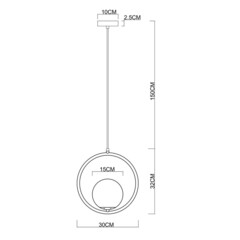 Светильник подвесной Arte Lamp Matisse E14 40 Вт 1 кв.м черный IP20 (A7741SP-1BK) - фото 2