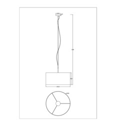 Светильник подвесной Arte Lamp Coppa E27 180 Вт 7 кв.м черный IP20 (A4095SP-3BK) - фото 2