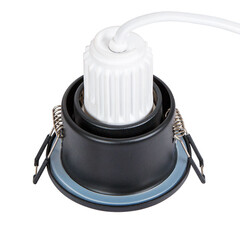 Светильник встраиваемый G5.3 черный 35 Вт IP44 Arte Lamp Helm Mini (A2859PL-1BK) - фото 2