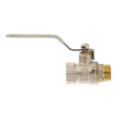 Кран шаровой латунный СТМ 1/2 ВР(г) х 1/2 НР(ш) ручка прямой - фото 3