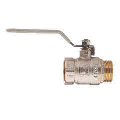 Кран шаровой латунный СТМ 1 ВР(г) х 1 НР(ш) ручка прямой - фото 2