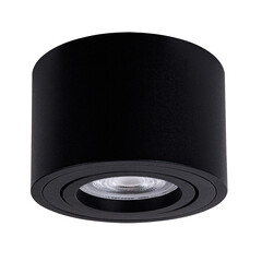 Светильник потолочный Arte Lamp Unito GU10 9 Вт 1 кв.м черный IP20 (A2260PL-1BK) - фото 2