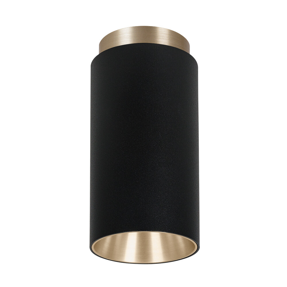 Светильник потолочный Arte Lamp Cone GU10 35 Вт 1 кв.м черный/золото IP20 (A5361PL-1BK)