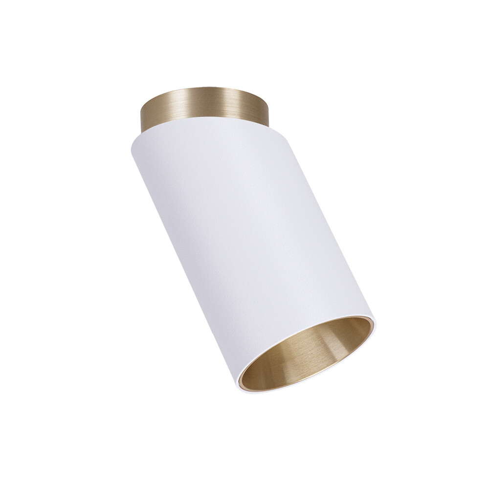 

Светильник потолочный Arte Lamp Cone GU10 35 Вт 1 кв.м белый/золото IP20 (A5360PL-1WH)