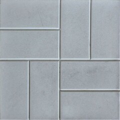 Плитка тротуарная 8 кирпичей 400х400х50 мм серая