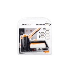 Степлер строительный для скоб Rage by Vira (810415) 6 в 1 алюминиевый - фото 9