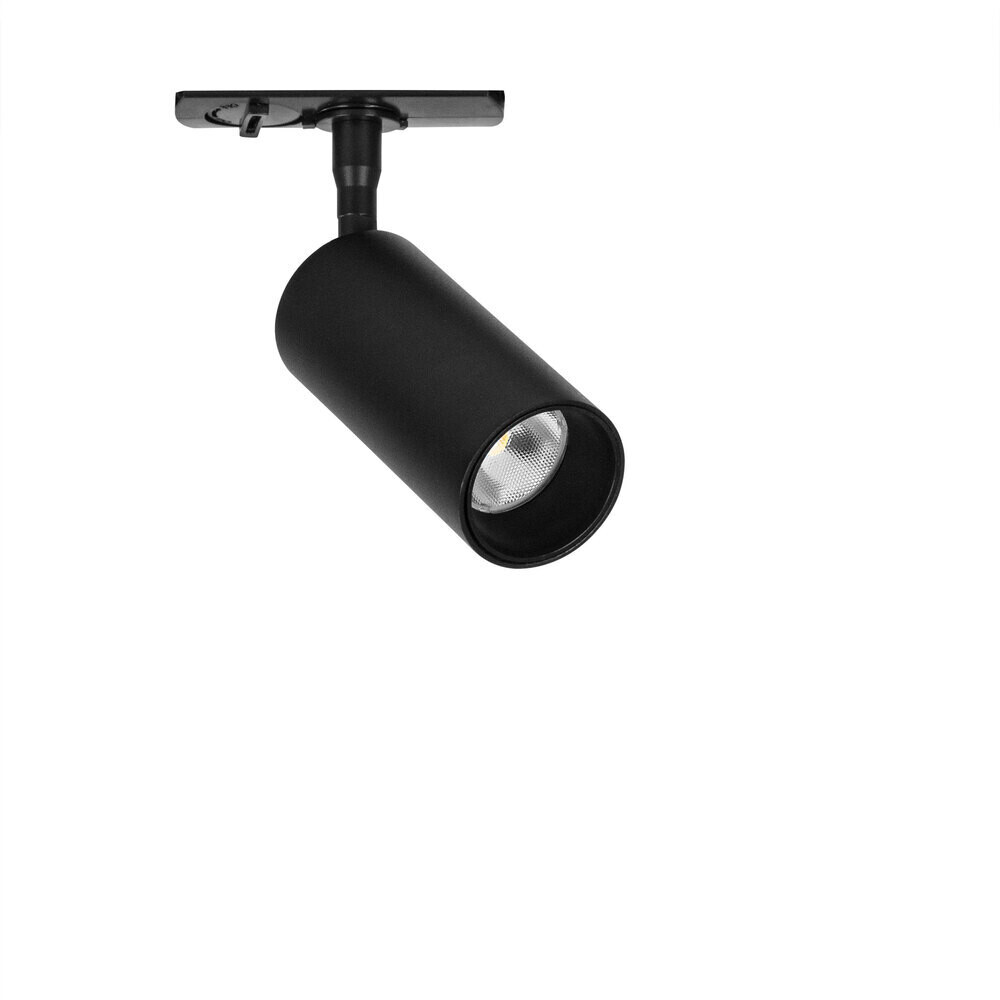 

Светодиодный трековый светильник однофазный Arte Lamp Aero 4000К 15 Вт 4,5 кв.м черный (A1345PL-1BK)