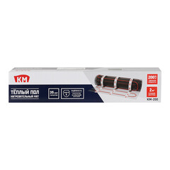 Теплый пол нагревательный мат КМ-200 2 кв.м 200 (400) Вт - фото 3