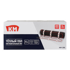 Теплый пол нагревательный мат КМ-200 10 кв.м 200 (2000) Вт - фото 3