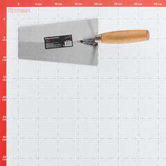 Кельма плиточника Hesler 200 мм с деревянной ручкой - фото 2