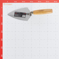 Кельма штукатура Hesler 160 мм с деревянной ручкой - фото 2